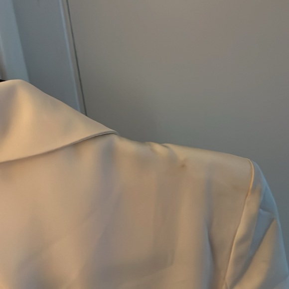 Ivory cream blazer wrap dress - Picture 5 of 5